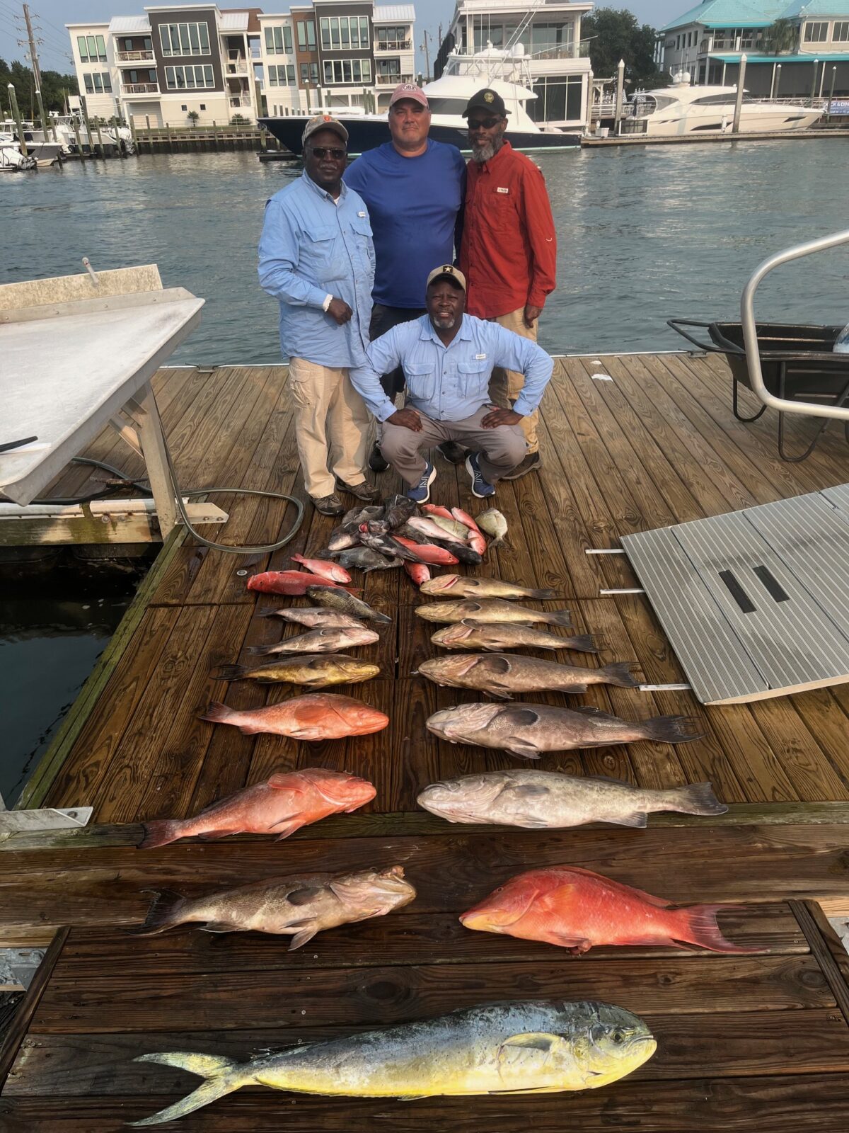 Bottom fishing on fire!